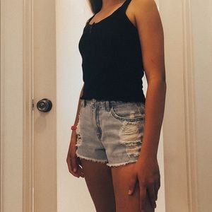 abercrombie back tank top